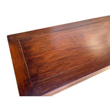 Vintage Oriental Brown Stain Ming Style Simple Altar Console Table GB241S