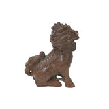 Vintage Chinese Boxwood Carved Kirin Fengshui Figure GB329S