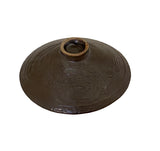 Chinese Ware Brown Black Glaze Graphic Ceramic Tea Bowl Cup Display GB400S