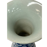 Chinese Blue White Double Happiness Graphic Porcelain Vase GB598S / ws865