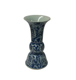 Chinese Blue White Double Happiness Graphic Porcelain Vase GB598S / ws865