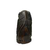 Vintage Handcrafted Bixie Pixiu Mythical Wings Bamboo Display Art Figure GB635S