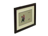 Vintage Embroidery Piggy Rectangular Framed Art GB661