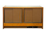 Vintage Glass Top Shelves Storage Display Showcase Cabinet GB691S