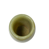Natural Stone Crafted Barrel Shape Small Art Vase GB706S