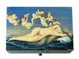 Vintage High Gloss Lacquered Mythological Venus Motif Box GB868S