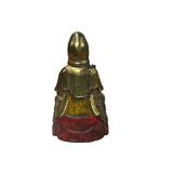 Vintage Chinese Wooden Carved Home Guardian Kwan Yin Figure ws1175S