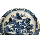 Chinese Blue & White Porcelain Scenery Theme Display Charger Plate ws3096S