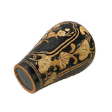 Chinese Ware Black Brown Glaze Ceramic Flower Vase Display Art ws3027S