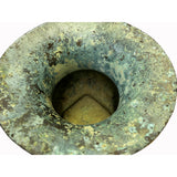 Vintage Look Chinese Green Gray Ancient Ding Shape Holder Display ws3016S