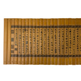 Chinese Preface to Lanting Poem Engravement Bamboo Strips Scroll Art ws3251S