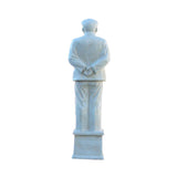 Vintage Off White 59 Inches Tall Porcelain Chairman Mao Art Figure cs1212S