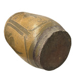 Vintage Earthy Beige Brown Village Rural Pottery Ceramic Pot Vase JK218S