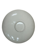 Chinese Relief Dragon Motif White Ceramic Bowl Plate Display Art ws4724S