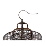 Vintage Wood Rustic Round Shape Decor Birdcage ws3306S