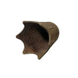 Chinese Rustic Iron Metal I Ching Hexagram Pattern Bell Display Art ws3576S