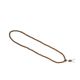 Long Oriental Brown Sandalwood Beads Hand Rosary Praying Chain ws3826S