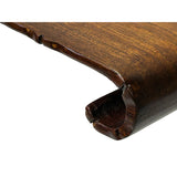 5" Brown Wood Scroll Legs Rectangular Display Stand Riser Easel ws4032S