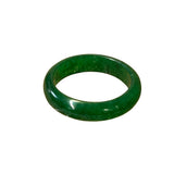 2.25" Chinese Natural Mixed Dark Green Jade Stone Bracelet Bangle ws4040S