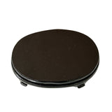 3.5" Dark Brown Wood Oval Shape Display Stand Riser Easel ws4122S