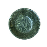 Vintage Chinese Natural Green Stone Round Bowl Display Art ws4311S