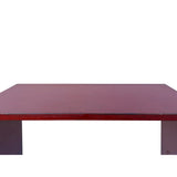 Gloss Brick Blood Red Lacquer Rectangular Console Foyer Side Table ws4481S