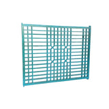 Vintage Rustic Pastel Blue Green Grid Geometric Wood Wall Panel ws4548S