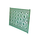 Vintage Rustic Bright Green Grid Geometric Wood Wall Panel ws4550S