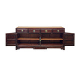 Oriental Rosewood MoonFace Drawers Credenza Sideboard Console Cabinet ws4667S