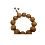 Chinese Natural Sandalwood Beads Hand Rosary Praying Bracelet ws4688S