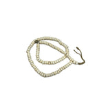 Rough White Stone 108 Beads Hand Rosary Praying Chain ws4690S