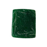 Natural Green Stone Dragon Motif Carving Display Plaque Art ws4800S
