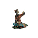 Chinese Porcelain Qing Style Dressing Garden Butterfly Lady Figure ws4852S