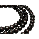 Dark Brown Wood Grain 108 Beads Hand Rosary Praying Chain ws4880S