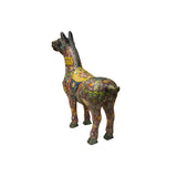 Vintage Oriental Chinese Reddish Maroon Cloisonne Metal Horse Figure ws4936S A