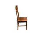 Oriental Modern Yoke High Back Bars Backrest Accent Side Chair ws4950S