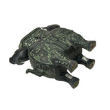 Green Bronze-ware Ram Ox Ding Archaic Zoomorphic Ritual Vessel Display ws4968S