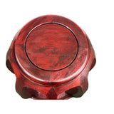 Vintage Reddish Brown Oriental Barrel Shape Round Stool Side Table ws4973S