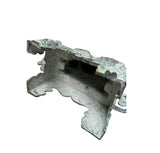 Chinese Rustic Oxidized Patina Buddha Guardian Deity Metal Buddha Statue GB002S