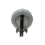 9.75" Handmade Porcelain Charger Plate Golden Flower Graphic GB081S