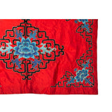 Vintage Chinese Red Silk Auspiciousness Embroidery Tapestry Art GB106S