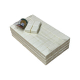 Chinese Flower Bird Red Vinyl Box Regular Size Mahjong Tiles Game Set GB166S