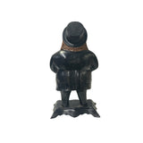 Vintage Metal Western Gentleman Clock Accent Figure GB310S