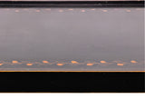 Vintage Black Slayed Legs Rectangular Low Coffee Table GB679S
