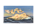 Vintage High Gloss Lacquered Mythological Venus Motif Box GB869S
