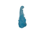 6.5" Light Blue Frosted Crystal Glass Bodhisattva Guanyin Figure GB885S