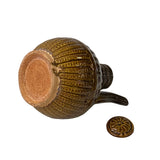 Chinese Ware Brown Glaze Pattern Ceramic Jar Vase Display Art ws3022S
