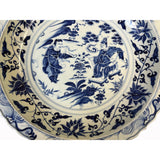 Chinese Blue & White Porcelain People Theme Display Charger Plate ws3095S