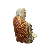 Chinese Canton Mix Ceramic Happy Laughing Buddha Statue ws3253S