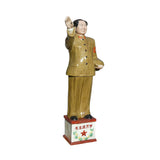 Vintage Ceramic Olive Green Historical Ceramic Figure cs1213S